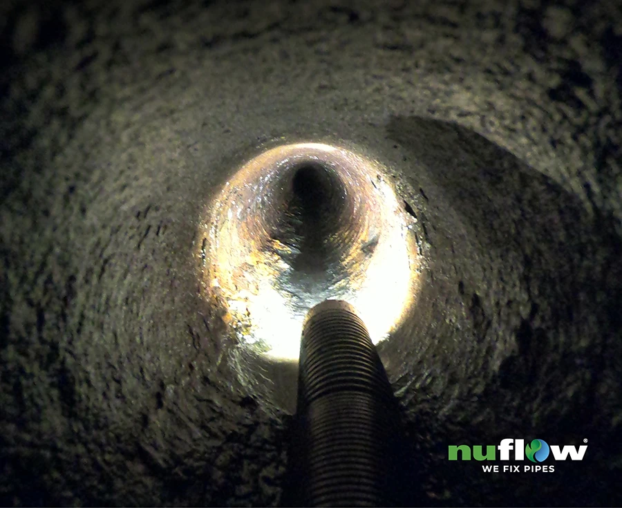 Detecting water leak in corroded copper pipes