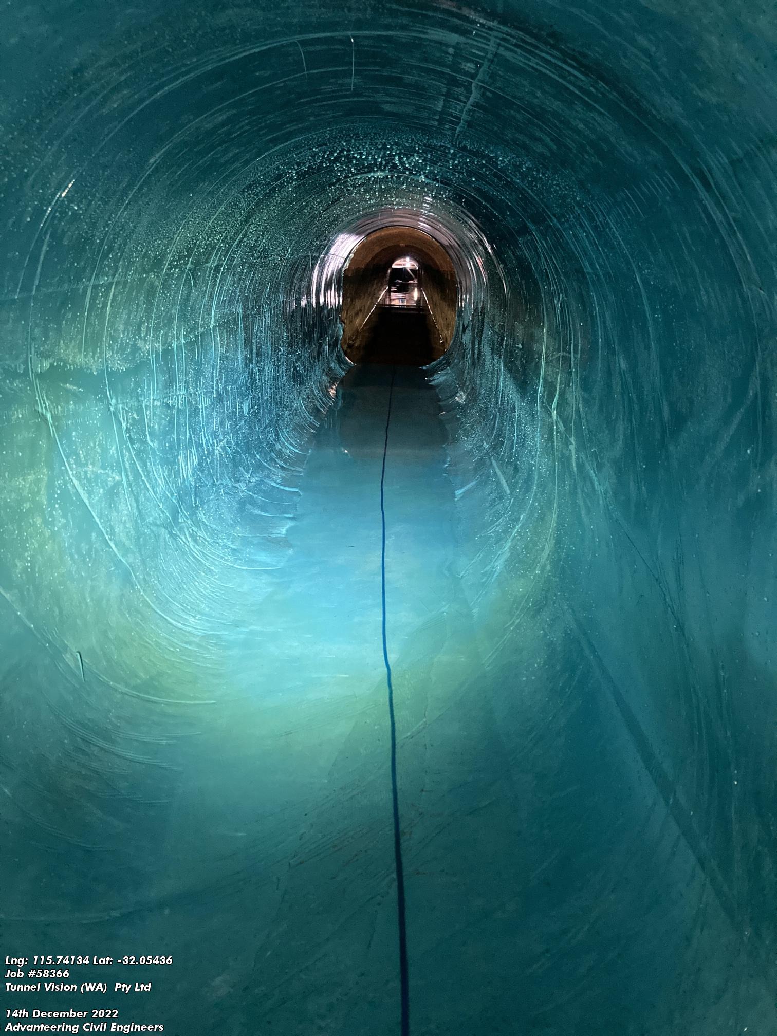 The repaired culvert drain 